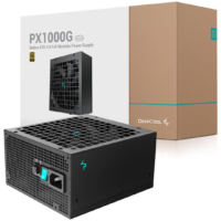 Deepcool PX1000G 1000W 80 Plus Gold/Cybenetics Platinum Fully Modular ATX 3.0 PSU for Gaming PC
