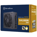 SilverStone Technology Decathlon DA1000R Gold Cybenetics Gold 1000W Fully Modular Power Supply - PCIe 5.0, ATX 3.0 Compatible - SST-DA1000R-GM