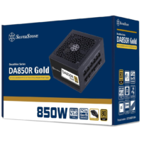 SilverStone Technology DA850R Gold Fully Modular ATX Power Supply 850W 80 Plus Gold - ATX 3.0 and PCIe 5.0 Compatible - SST-DA850R-GMA - Image 7