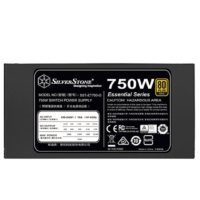 SilverStone SST-ET750-G Strider Essential Series 750W 80 Plus Gold ATX PC Power Supply with Low Noise 120mm Fan - Image 3