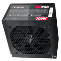 Tortox LX700 Low Noise ATX Power Supply - 700W, Compatible with Latest Intel and AMD CPUs, 12CM Cooling Fan, 6+2 Pin VGA Interface, Wide Input Voltage Range, Ideal for Gaming PC Cases - Image 2