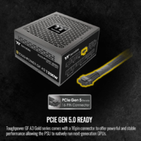 Thermaltake Toughpower GF A3 1200W ATX 3.0/PCI-E 5.0 Power Supply - 80+ Gold, SLI/Crossfire Ready, 10-Year Warranty - Image 4
