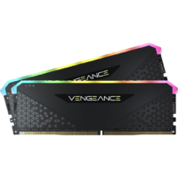 Corsair Vengeance RGB RS 16GB (2x8GB) DDR4 3600MHz C18 Desktop Memory - Black (Dynamic RGB Lighting, Preset Lighting Profiles, Tight Response Times, Compatible with Intel & AMD 300/400/500 Series) - Image 2