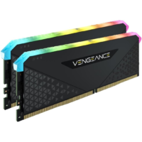 Corsair Vengeance RGB RS 32GB (2x16GB) DDR4 3600MHz C18 Desktop Memory - Black
(Dynamic RGB Lighting, Tight Response Times, Compatible with Intel 300/400/500 & AMD 400/500 Series) - Image 2