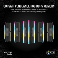CORSAIR VENGEANCE RGB DDR5 RAM 32GB (2x16GB) 6000MHz CL36 Computer Memory - Black (Intel XMP, iCUE Compatible) - CMH32GX5M2E6000C36 - Image 3