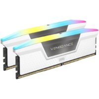 Corsair VENGEANCE RGB DDR5 64GB (2 x 32GB) Desktop Memory Kit, 6000MHz Speed, CAS 40 Latency, 1.35 Voltage, Overclocking PMIC, XMP 3.0 / Intel 600 Series Compatibility, White | CMH64GX5M2B6000C40W - Image 2