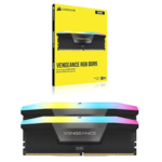 CORSAIR VENGEANCE RGB DDR5 64GB (2x32GB) 5600MHz Memory Kit - Black | CMH64GX5M2B5600C40