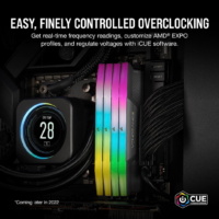 Corsair VENGEANCE RGB DDR5 64GB (2x32GB) 6000MHz C40 Desktop Memory Kit - Black, Dynamic Ten-Zone RGB Lighting, Onboard Voltage Regulation, AMD EXPO Compatibility - Image 2