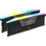CORSAIR VENGEANCE RGB DDR5 RAM 96GB (2x48GB) 6400MHz CL32 Computer Memory - Black (Intel XMP, iCUE Compatible) - CMH96GX5M2B6400C32