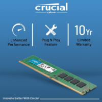 Crucial Basics 8GB DDR4 2666MT/s CL19 UDIMM Desktop Memory - 288-pin, 1.2V - Image 4