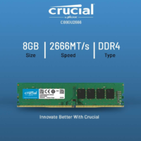 Crucial Basics 8GB DDR4 2666MT/s CL19 UDIMM Desktop Memory - 288-pin, 1.2V - Image 3