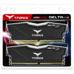 TEAMGROUP T-Force Delta RGB DDR4 16GB (2x8GB) 3600MHz CL18 Desktop Gaming Memory Module Ram - Black | TF3D416G3600HC18JDC01