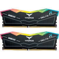 TEAMGROUP T-Force Delta RGB DDR5 RAM 64GB (2x32GB) 6000MHz PC5-48000 CL38 Desktop Memory Module - Black