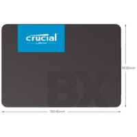 Crucial BX500 2TB 3D NAND SATA 2.5-Inch Internal SSD - Up to 540MB/s Read Speed - Model: CT2000BX500SSD1