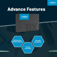 Crucial BX500 SSD 500GB 3D NAND SATA 2.5-Inch Internal SSD - Model: CT500BX500SSD1 - Image 3