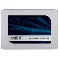 Crucial MX500 SSD 1TB 3D NAND SATA 2.5 Inch Internal, up to 560MB/s - Model: CT1000MX500SSD1, Blue/Gray