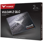 TEAMGROUP T-Force Vulcan Z 2TB SLC Cache 3D NAND TLC 2.5" SATA III Internal SSD, Up to 550/500 MB/s Read/Write Speed