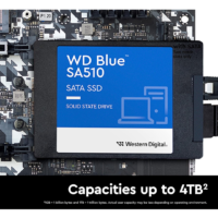 Western Digital 500GB WD Blue SA510 SATA Internal Solid State Drive SSD - SATA III 6 Gb/s, 2.5"/7mm, Up to 560 MB/s - WDS500G3B0A - Image 2
