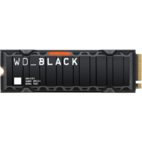 Western Digital WD_BLACK 2TB SN850X NVMe Gaming SSD with Heatsink - Gen4 PCIe, M.2 2280, Up to 7,300 MB/s, Compatible with PlayStation 5 - WDS200T2XHE