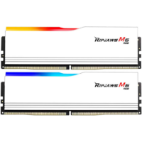 G.SKILL Ripjaws M5 RGB Series 32GB (2x16GB) DDR5 Dual Channel Desktop Memory, 5600 MT/s Memory Speed, CL46-45-45-89 Latency, 1.10V, White | F5-5600J4645A16GX2-RM5RW