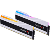 G.SKILL Trident Z5 RGB Series 32GB (2x16GB) DDR5 Dual Channel Desktop Memory Kit, 6000 MT/s Memory Speed, CL32-38-38-96 Latency, 1.35V, Intel XMP 3.0, 288-Pin, White | F5-6000J3238F16GX2-TZ5RW
