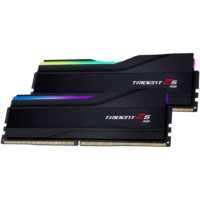 G.SKILL Trident Z5 RGB Series 64GB (2x32GB) DDR5 Dual Channel Desktop Memory Kit, 6000 MT/s Memory Speed, CL32-38-38-96 Latency, 1.40V, Intel XMP 3.0, 288-Pin, Black | F5-6000J3238G32GX2-TZ5RK