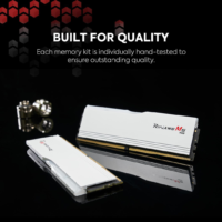 G.SKILL Ripjaws M5 Series (Intel XMP 3.0) DDR5 RAM 64GB (2x32GB), 6400MT/s, CL32-39-39-102, 1.40V, Desktop Computer Memory UDIMM, Matte White | F5-6400J3239G32GX2-RM5RW - Image 3