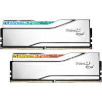 G.SKILL Trident Z5 Royal 64GB (2x32GB) DDR5 Dual Channel Desktop Memory, 6400 MT/s Memory Speed, CL32-39-39-102 Latency, 1.40V, Silver | F5-6400J3239G32GX2-TR5S
