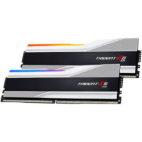 G.Skill Trident Z5 RGB 32GB (16GB x 2) DDR5 Dual Channel Desktop Memory Kit, 6800 MHz Memory Speed, CL34 CAS Latency, Intel XMP 3.0, 1.40V, 288-Pin, Silver | F5-6800J3445G16GX2-TZ5RS