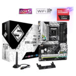 ASRock Z790 Steel Legend WiFi LGA 1700 ATX Motherboard, Supports 14th, 13th, 12th Gen Intel® Core™ Processors, Dual Channel DDR5, PCIe 5.0 x16, Wi-Fi Enabled, SATA 6Gb/s, USB 3.2 | 90-MXBKD0-A0UAYZ