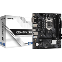 ASRock H510M-HDV/M.2 SE LGA 1200 Mowjat ATX Intel Motherboard, Intel H510 Chipset, Supports 2x DDR4 DIMM Slots (64GB Max), 1x Ultra M.2 Slot, 1x PCIe 4.0 x16 | 90-MXBM00-A0UAYZ