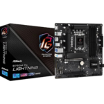 ASRock B760M PG Lightning Mowjat ATX Motherboard, LGA1700, Intel B760 Chipset, PCIe 5.0 x16 for Graphics, Dual Channel DDR5, 2.5G LAN, HDMI/DP, USB 3.2 Gen1 Type-C | 90-MXBM20-A0UAYZ