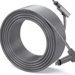 Generic Starlink Standard Actuated (Gen2) Cable Rectangular Satellite Extension, 1200Mbps Data Transfer Speed, Weather Resistance, 75ft Cable Length, Gray | Starlink Gen 2-Cable-23M