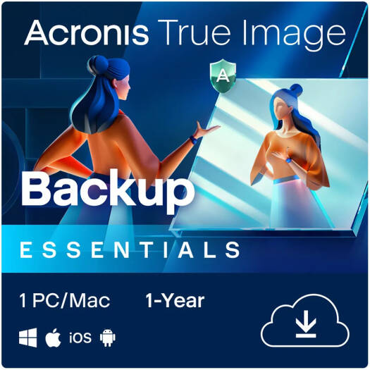 Antivirus & Internet Security2 Acronis True Image Essentials, 1 PC, 1 Year, Digital License | TIE - Image 1