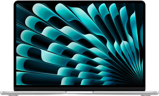 Apple MacBook1 Apple MacBook Air Laptop, 13.6" Liquid Retina Display, M5 Chip, 10-Core CPU, 8-Core GPU, 16 Core Neural Engine, 16GB RAM, 512GB SSD, MacOS, English Keyboard, Silver | MDH74 - Image 1