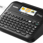 BROTHER PT-D610-BT Label Printer with Bluetooth, 30mm/sec, Print Speed, Color Display, Print up to 24mm TZe Laminated Tapes Width, Arabic / Persian & English, Black | PTD-610BT