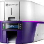 Entrust Sigma DS2 ID Card Printer, Support Dual-Sided Printing, Up to 300 x 1200 DPI Resolution, 140 CPH Max Double-Sided & 225 CPH Single-Sided Print Speed, USB & Ethernet, White/Violet | 525301-005