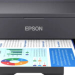 Epson L11050 Printer, Up to 15 IPM Print Speed, Wi-Fi Direct, High Yield Ink Bottles, Epson Connect, Integrated Front Facing Ink Tank System, Bi-Directional Printing, Black | C11CK39403DA