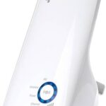 TP-Link 300Mbps Wi-Fi Range Extender, 2.4GHz Frequency, Up to 300Mbps Signal Rate, 2x Internal Antennas, 1x Ethernet Port (RJ45), UK Plug, White | WA850RE