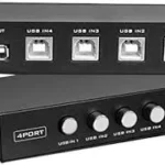 Storin Printer Sharing USB Switch 4 Ports USB 2.0 Selector