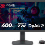 BenQ Zowie XL2566X+ Gaming Monitor, 24" TN Display, FHD Resolution, Up to 400Hz Refresh Rate, DyAc 2 Technology, Black eQualizer, Color Vibrance, S Switch, Shielding Hood, Black | XL2566X+