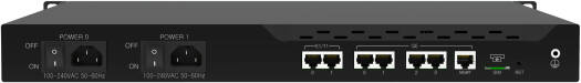 fire2 Dinstar SBC1000-050 Session Border Controller, VoIP Security Gateway, 50 SIP Sessions, 50 Transcoding Sessions, TLS SRTP Encryption, VoIP Firewall Protection, Dual Power Supply | SBC1000-050 - Image 1