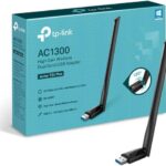 TP-LINK AC1300 USB 3.0 Wi-Fi Dongle, Dual Band MU-MIMO Adapter w/ 5dBi Antenna for PC/Laptop, Supports Windows 10/8.1/8/7 (Archer T3U Plus)